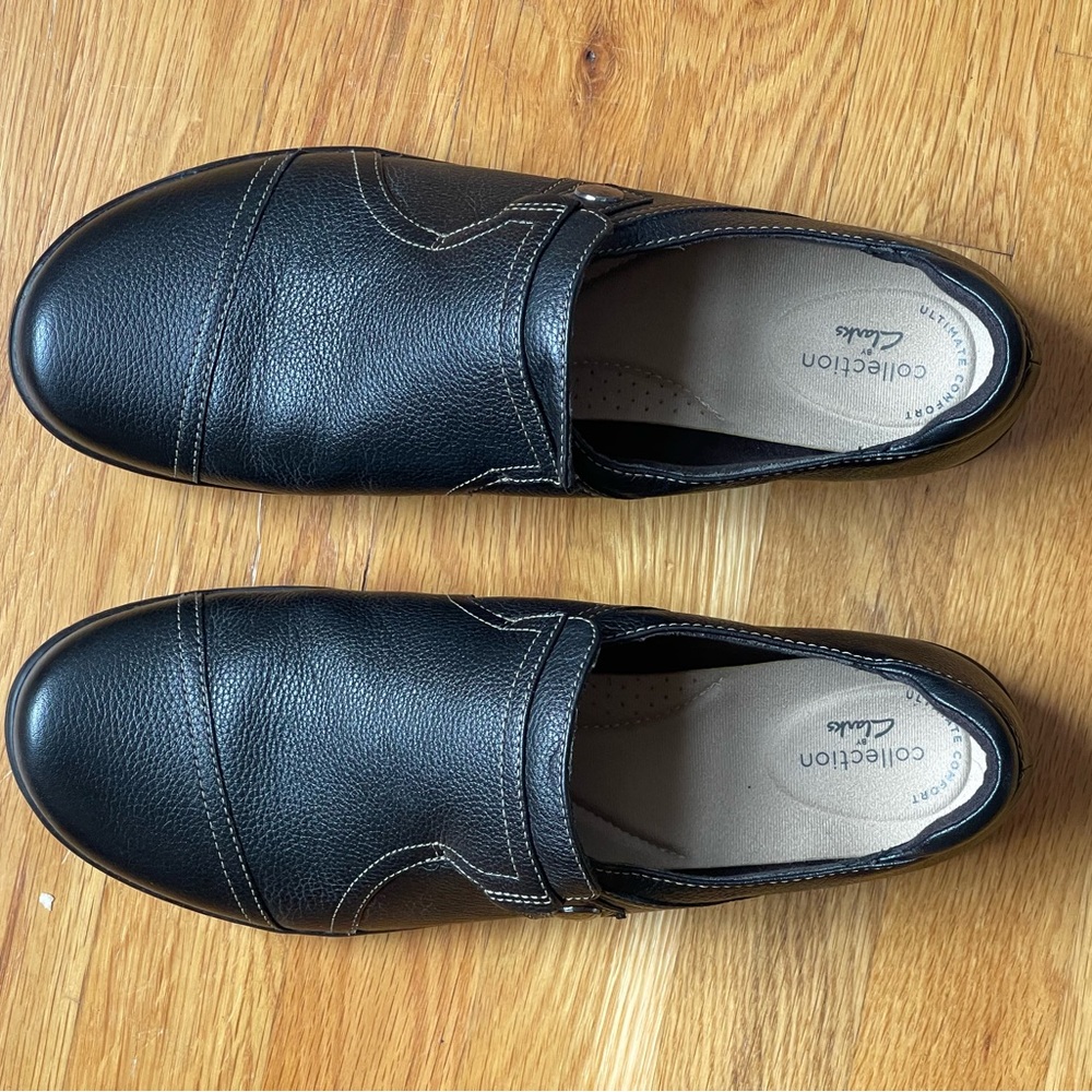 Clarks Loafers Black Size 11 - Picture 7 of 11